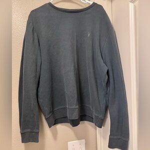 All Saints Slate Gray Crewneck Sweater